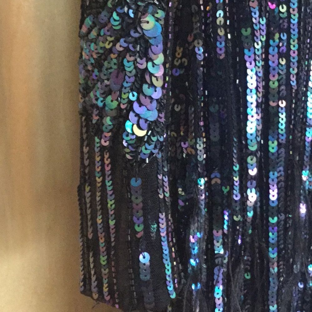 PARKER BLACK Bailey Embellished Mesh Dress - Picture 6 of 15